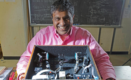 Philip Varghese with black box