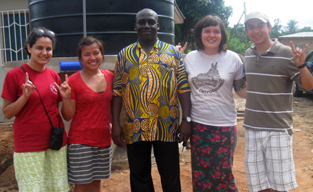 Kristina Baltazar in Ghana
