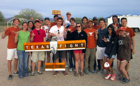 ut design build fly team photo