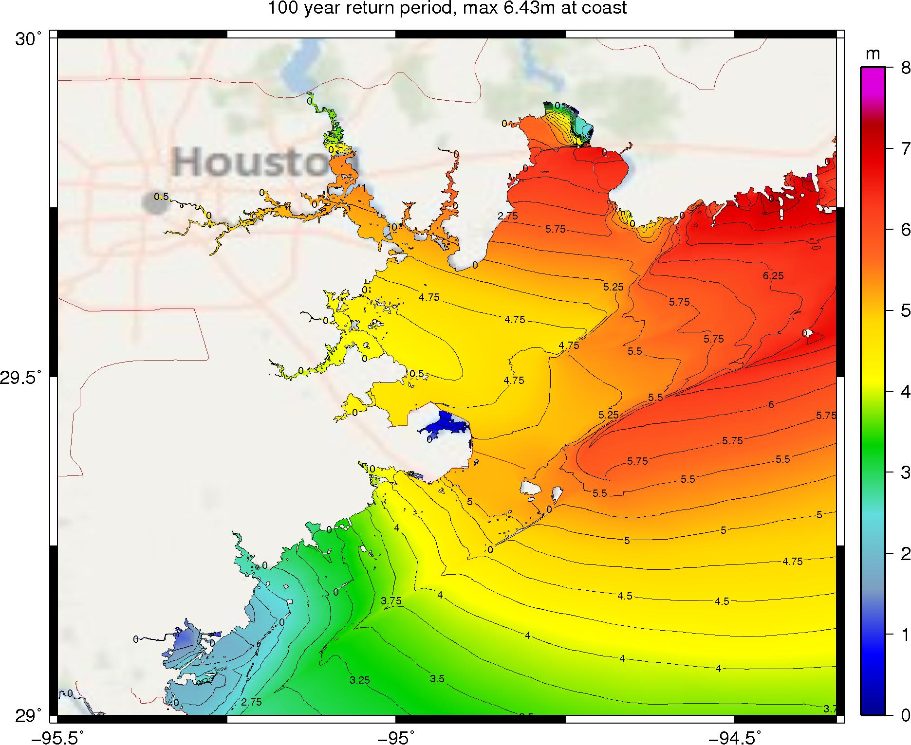 storm surge map