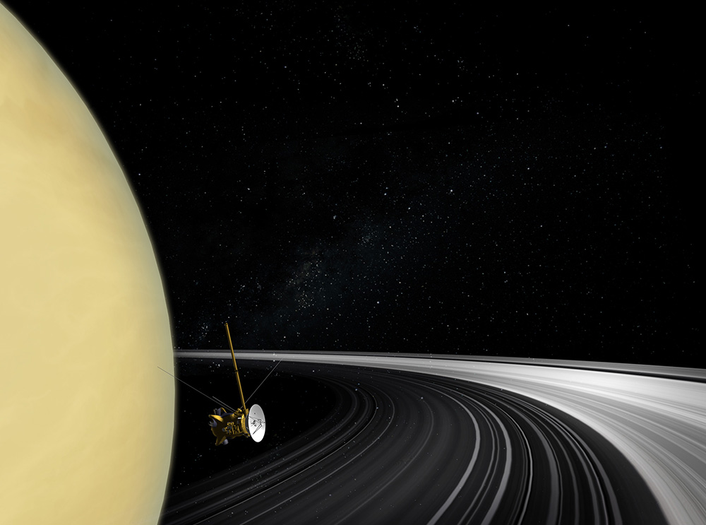 Cassini orbiter image