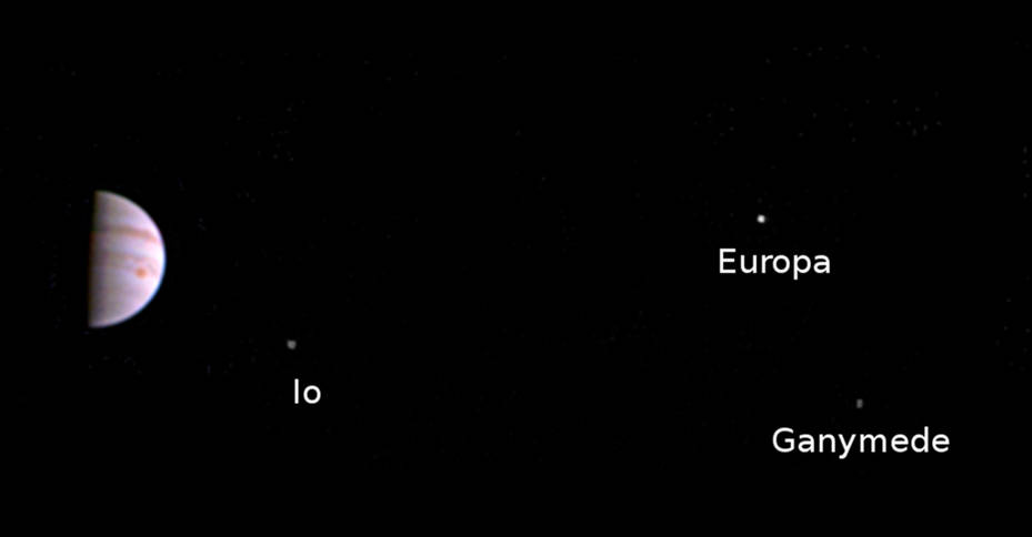Jupiter image from Juno spacecraft