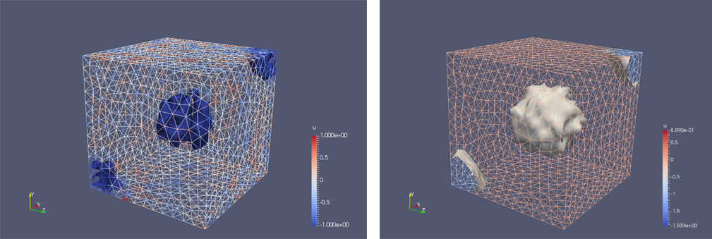 two computer models of hydraulic simulation