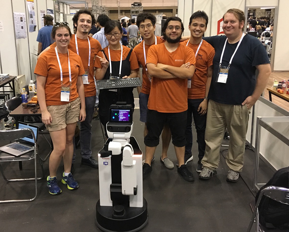 RoboCup winning team photo