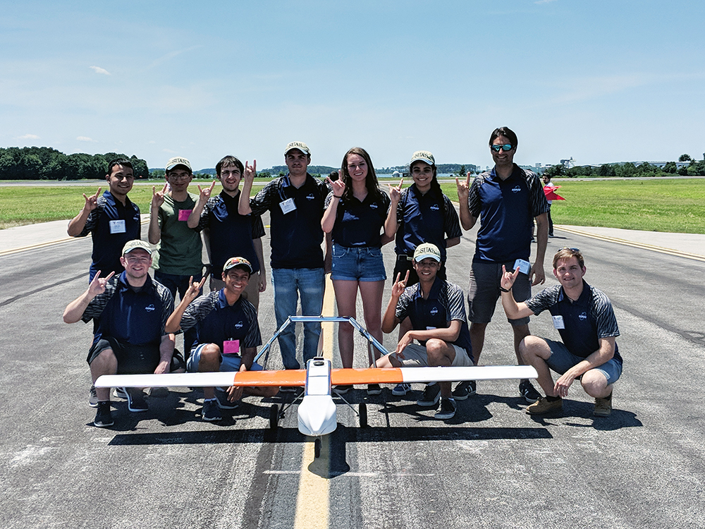 Unmanned Aerial Vehicles team group photo 2018