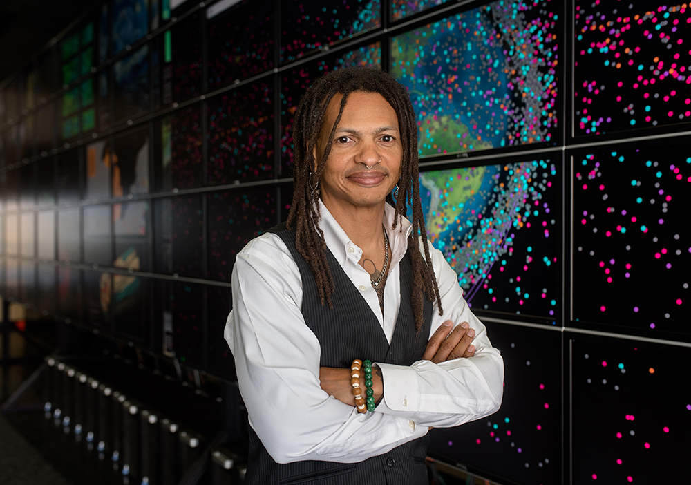 moriba jah photo in visualization lab
