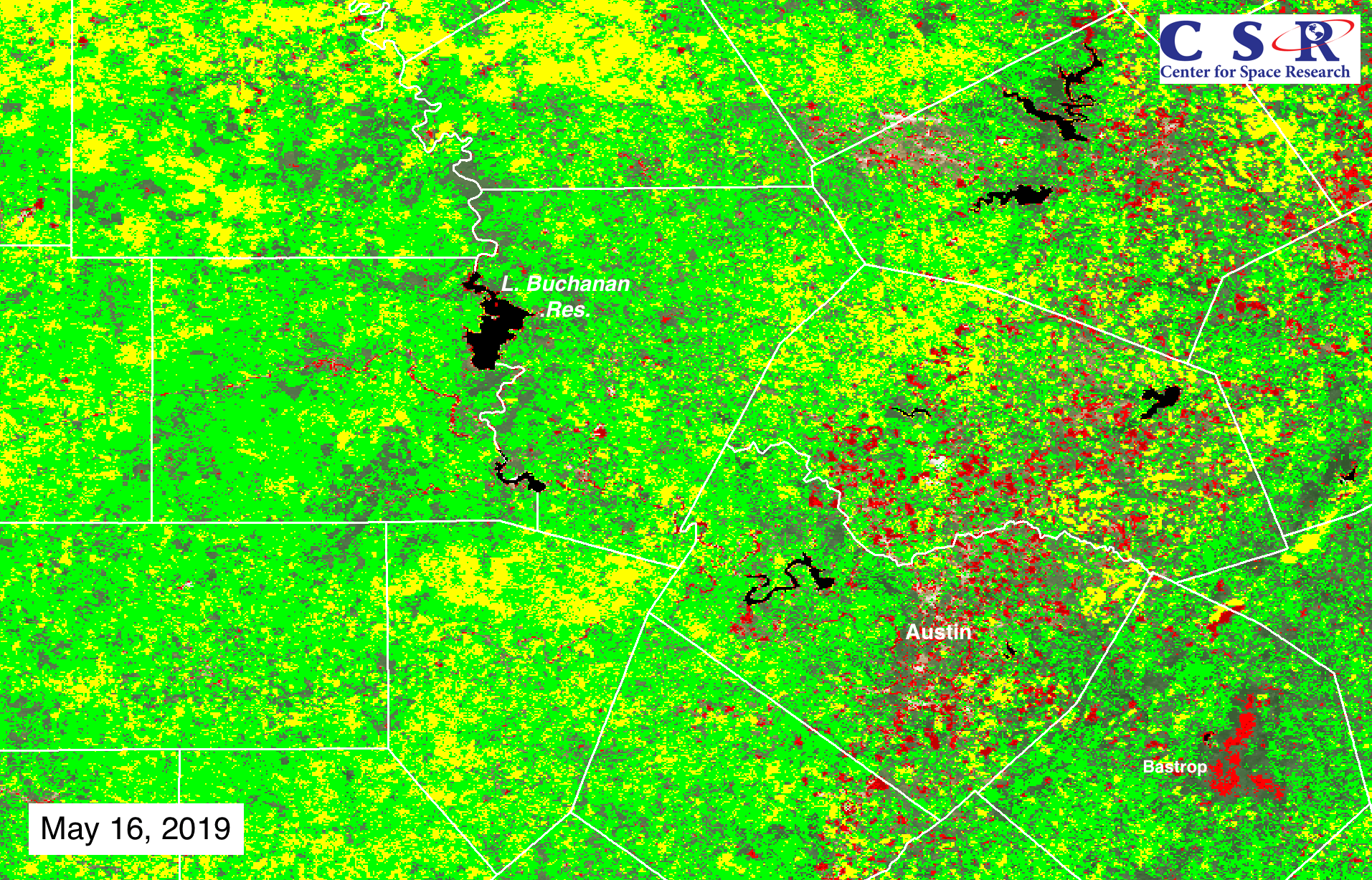 Central Texas NDVI annimation csr logo