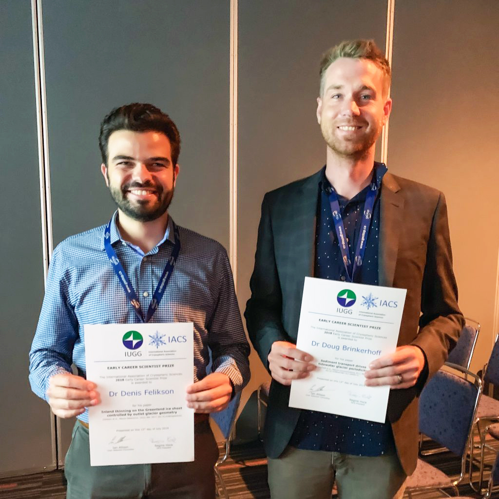denis felikson and doug brinkerhoff photo with early career awards