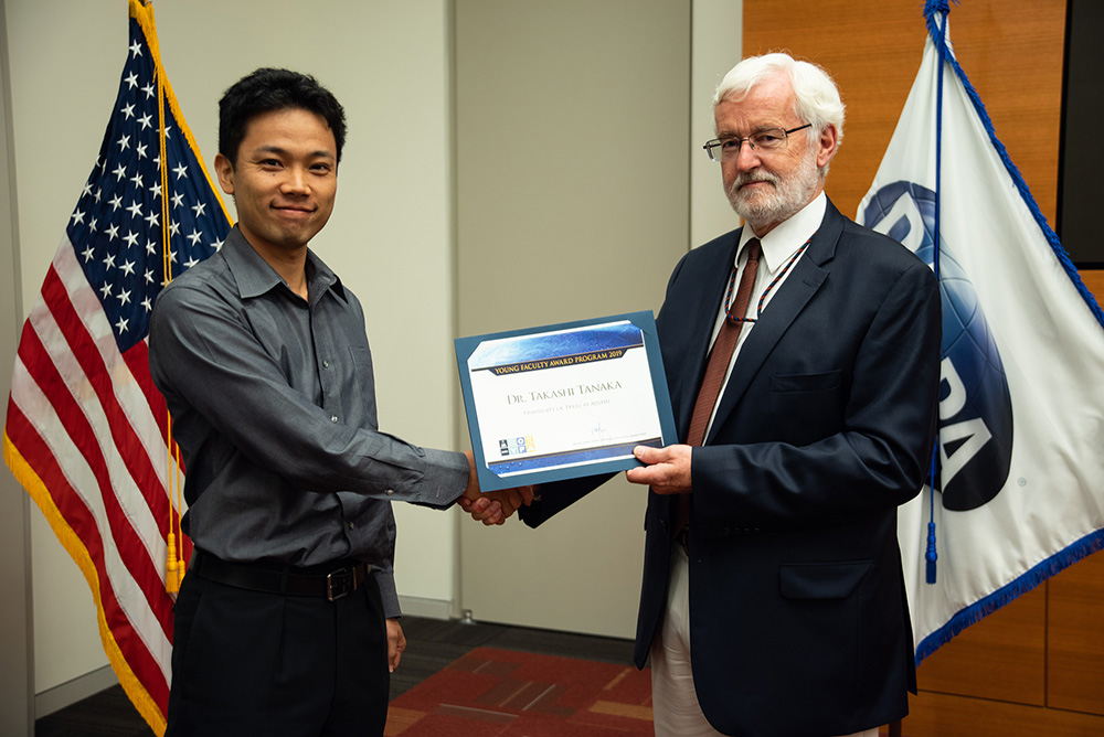 takashi tanaka receiving darpa young faculty award