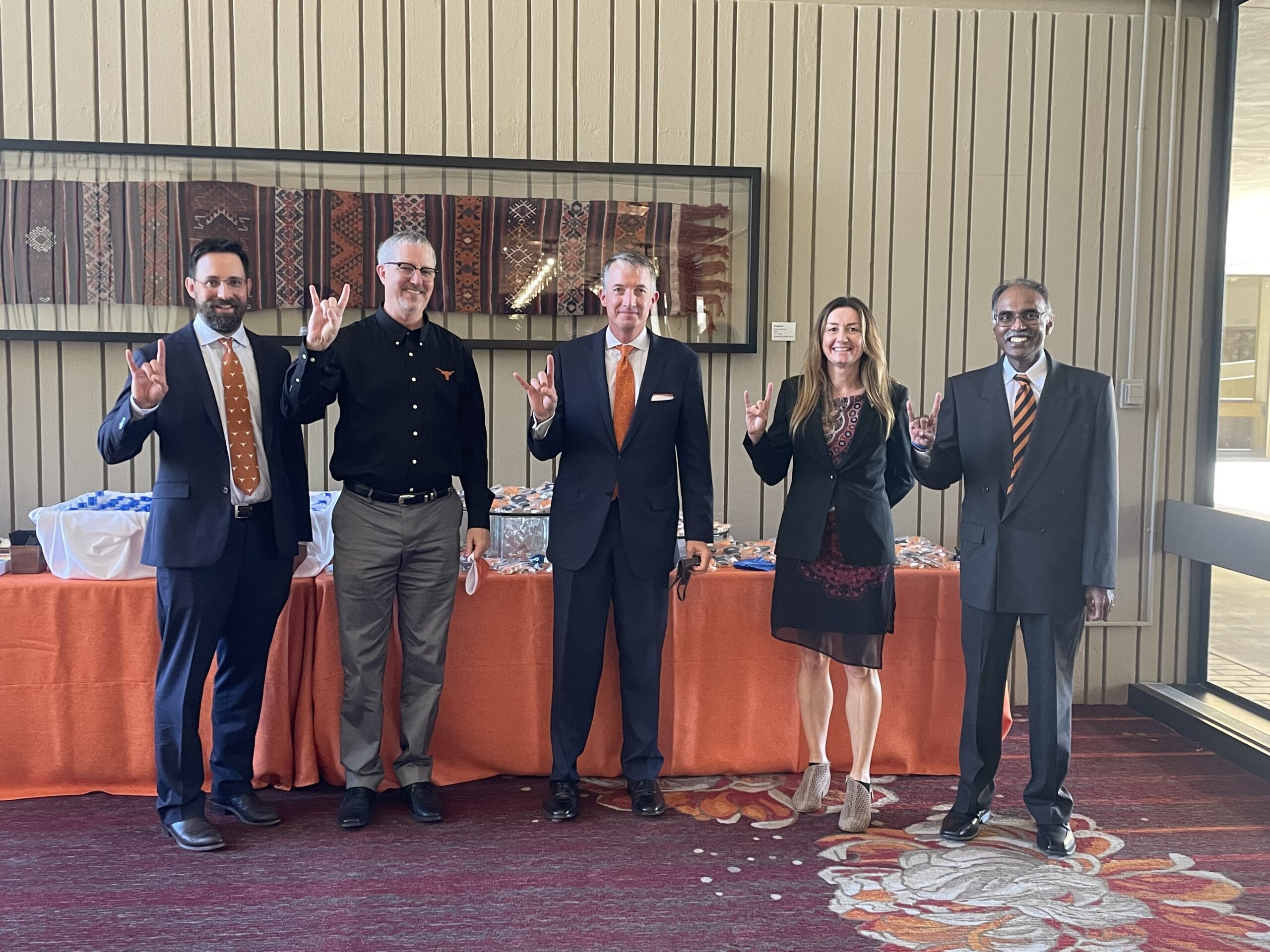 group photo of faculty at us space force utep mou signing