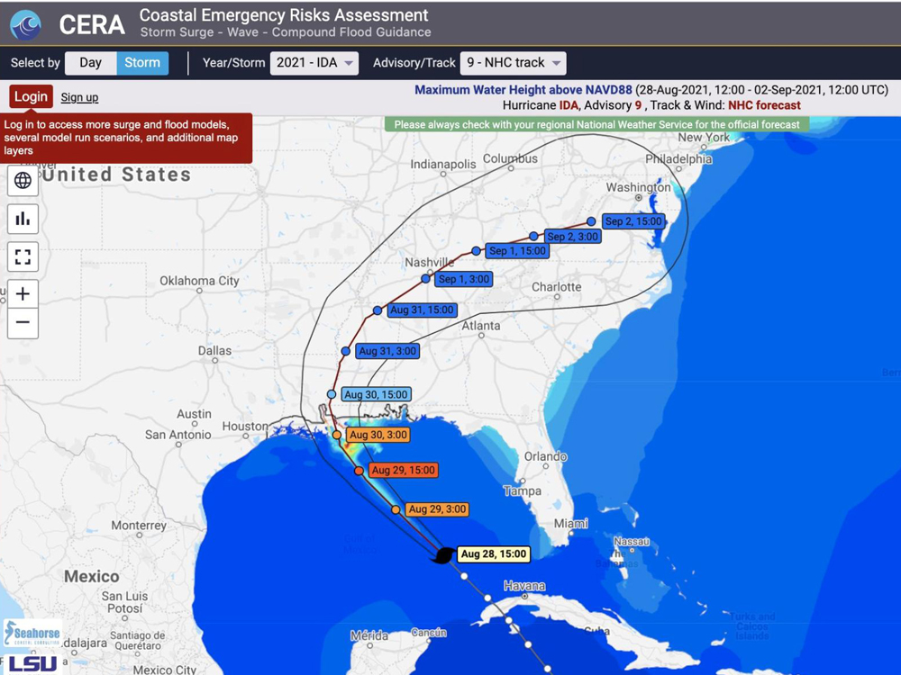 ida storm surge image