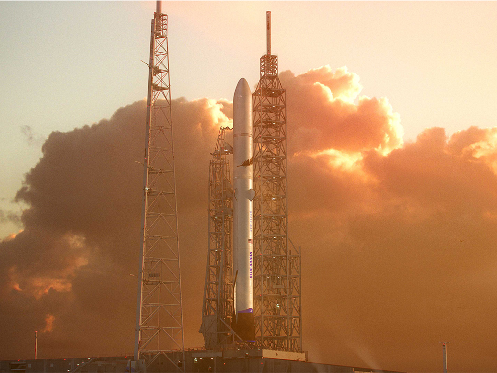 blue origin new glenn rocket launch photo