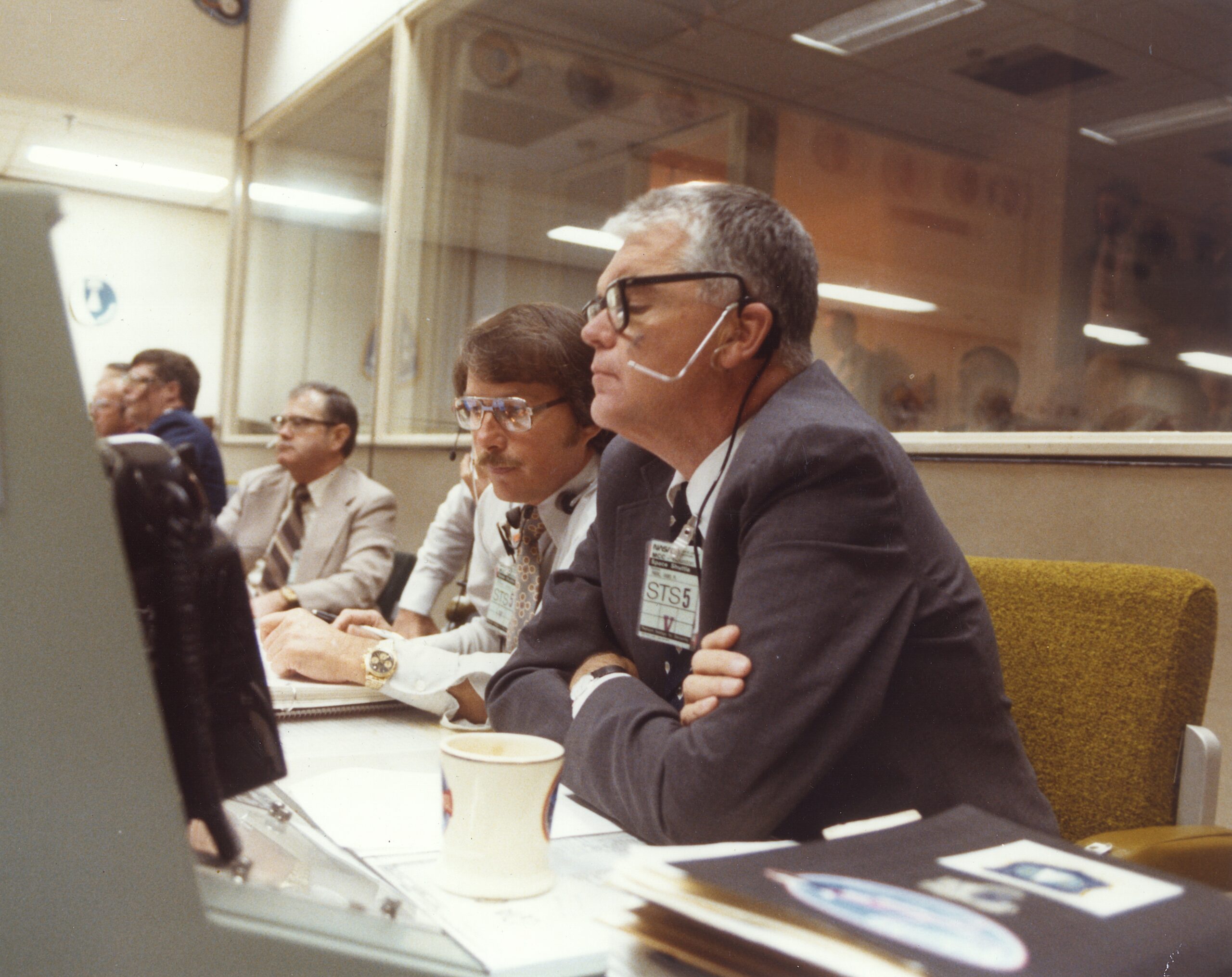 Hans Mark in Mission Control