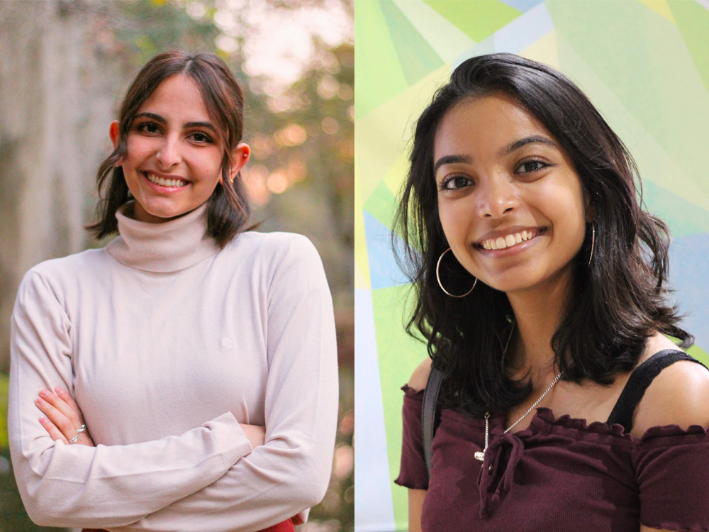 Shreya Bhattacharjee and Azzurra Demarie