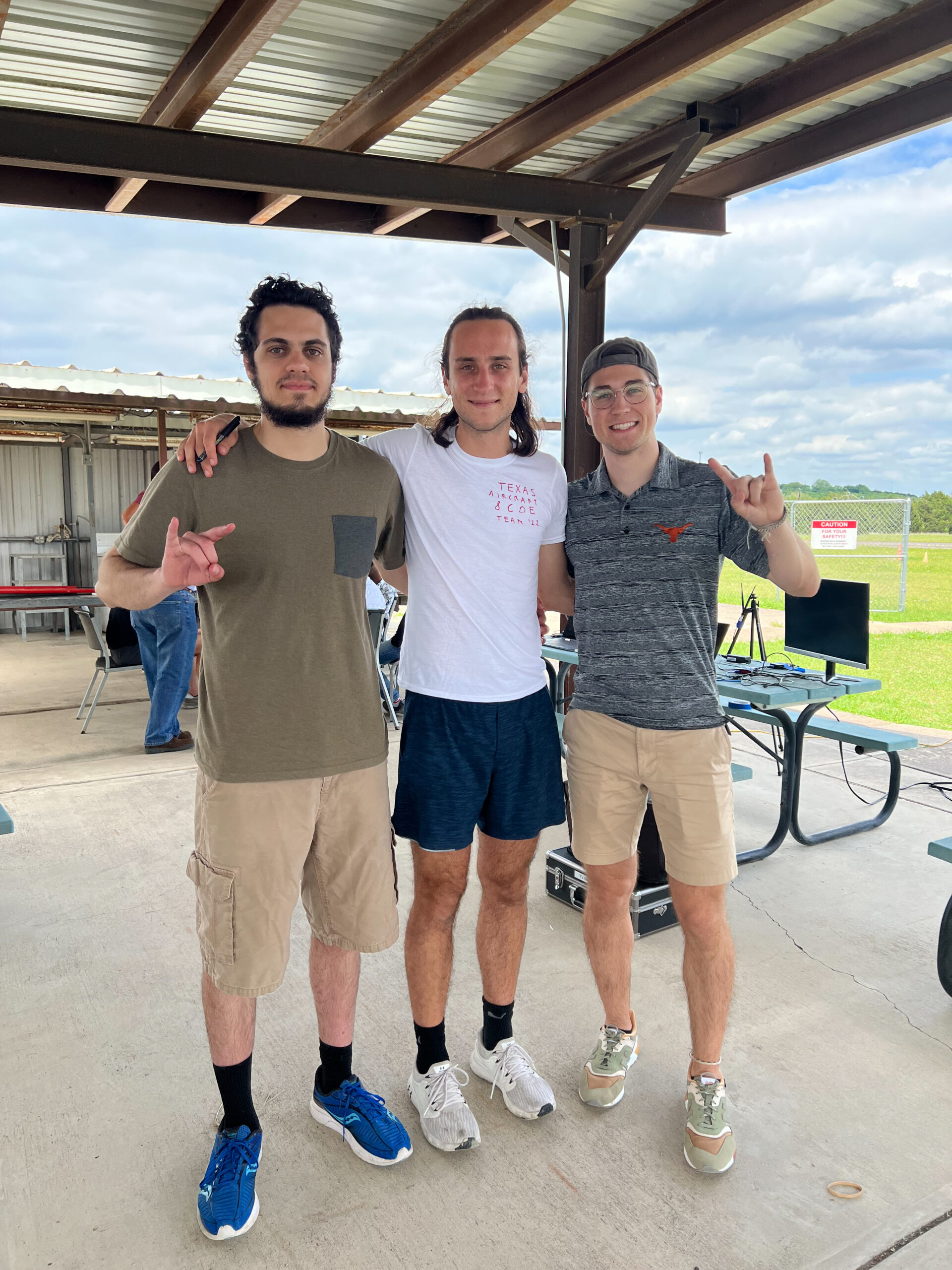 photo of computational engineering students at fly-off
