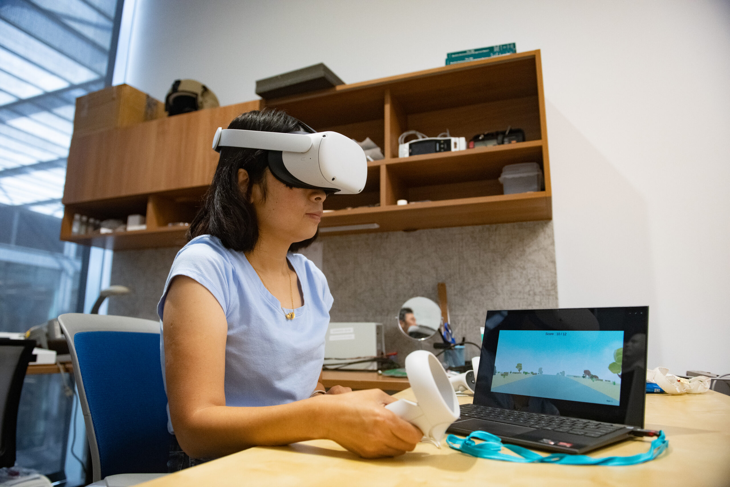 Photo of Hongbian Li, a research associate in professor Nanshu Lu's lab
