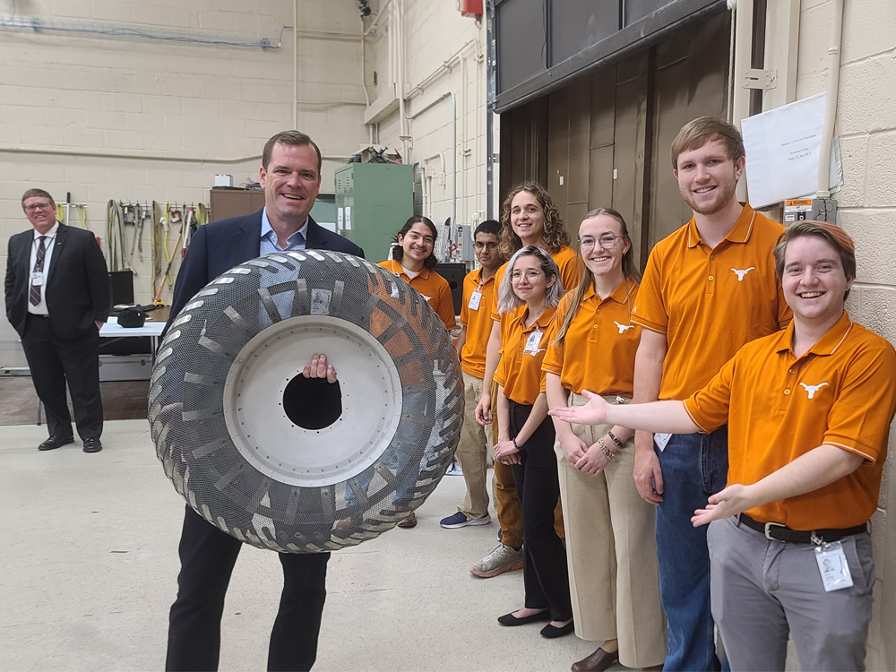 group photo of NASA Glenn Spacecraft Design teams