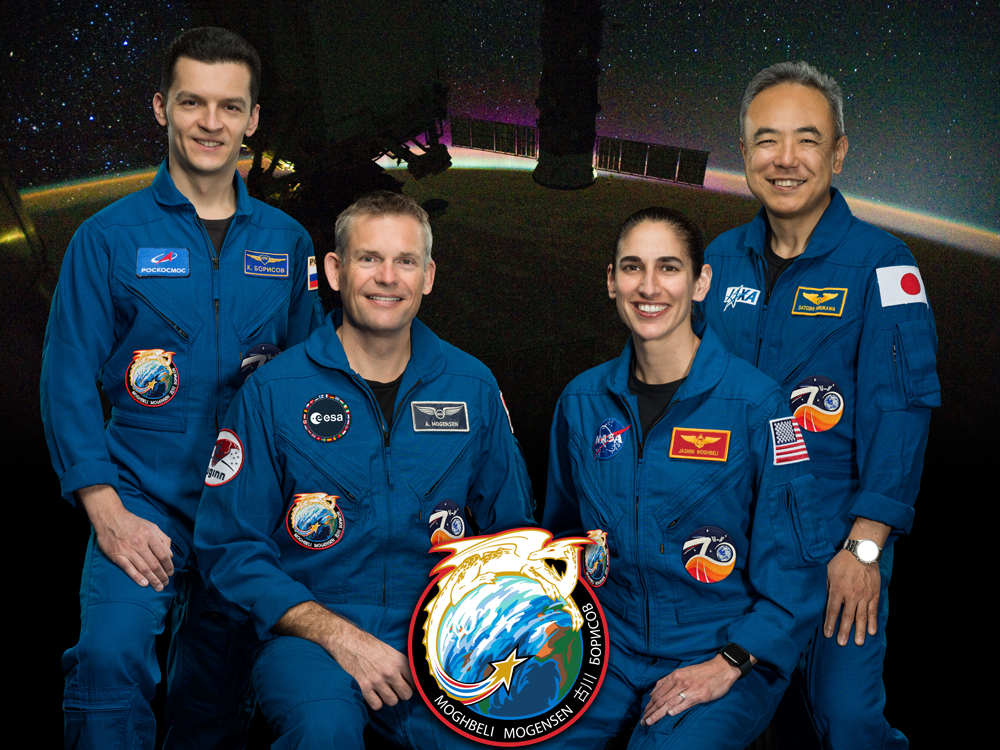 group photo of SpaceX Crew-7