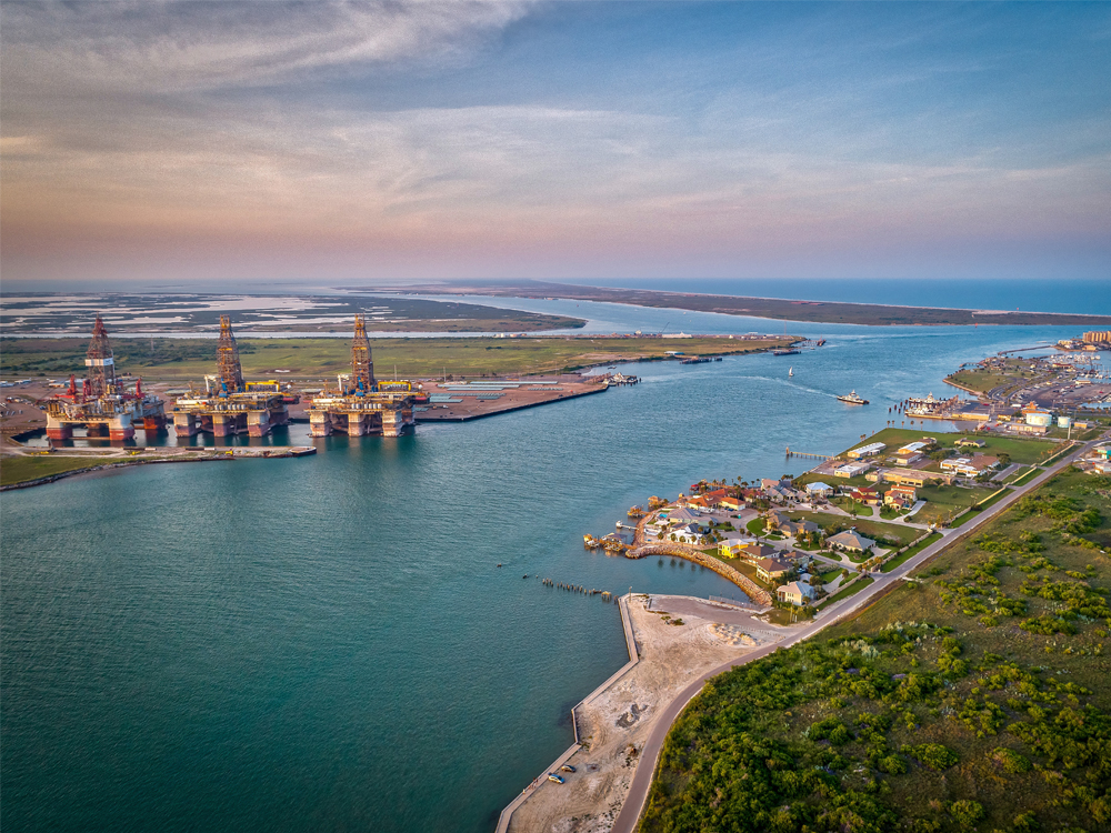 photo of ship channel