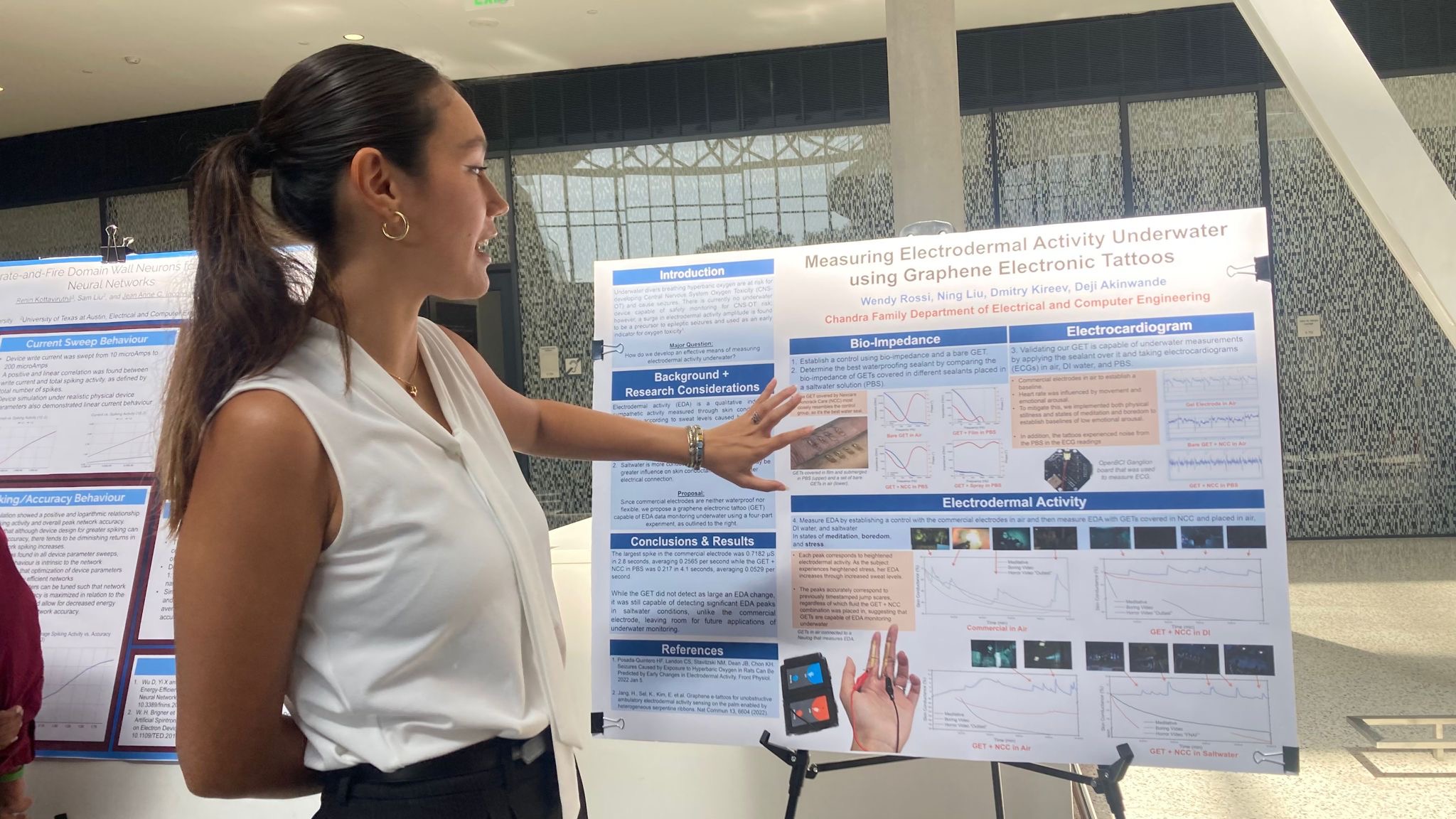 Alumna Wendy Rossi sharing research