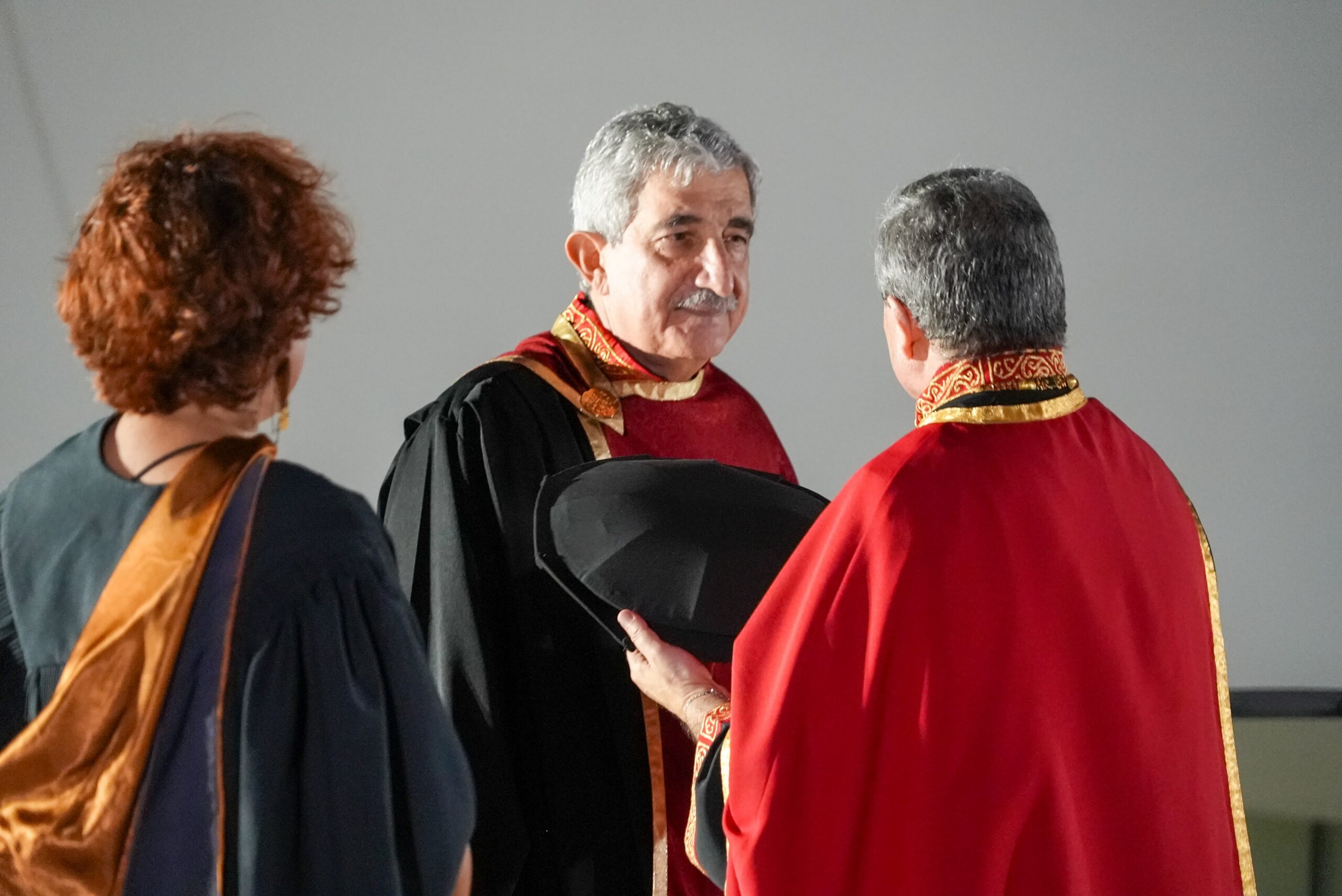 Kyriakides receiving Cyprus Honorary Doctorate