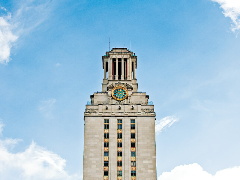 The UT Tower on UT Austin campus