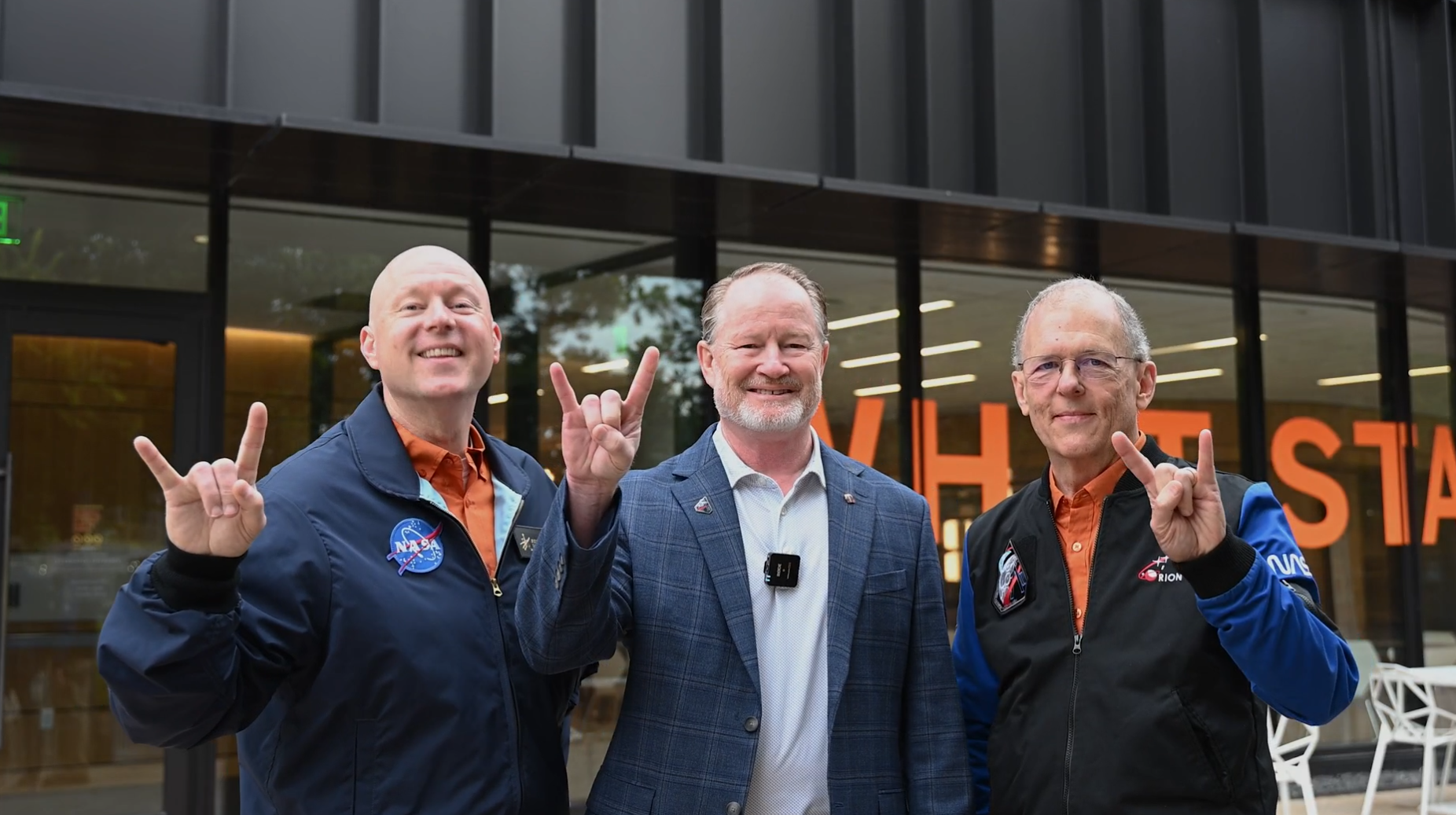 ASE Alumni Reid Wiseman, Judd Frieling and David Dannemiller