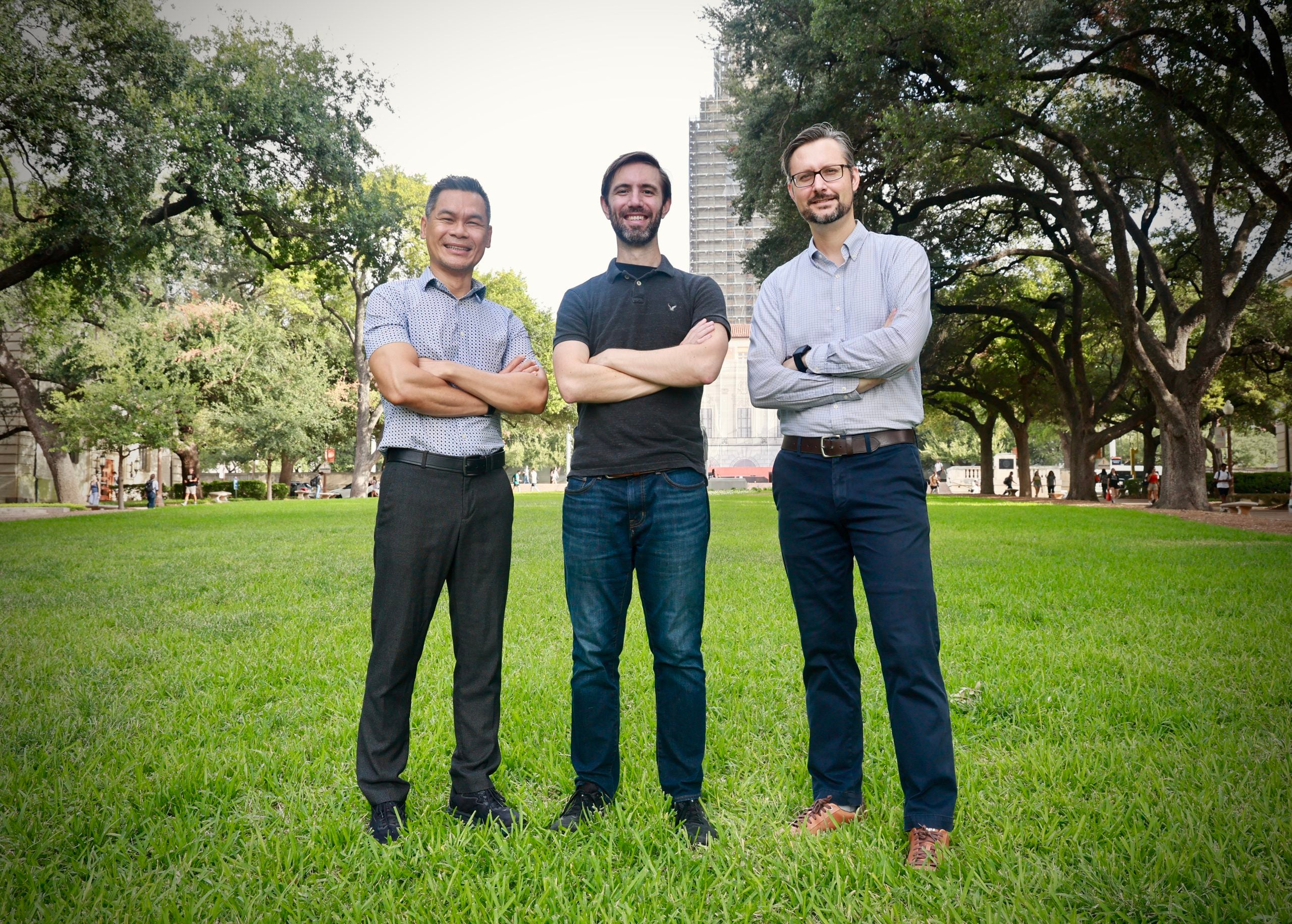 From l-r: Tan Bui-Thanh, Joshua Burby, David Hatch